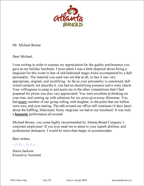 Atlanta Bread Reference Letter For Magician Michael Boone Magician_Michael_Boone_Atlanta_Bread_Reference_Letter